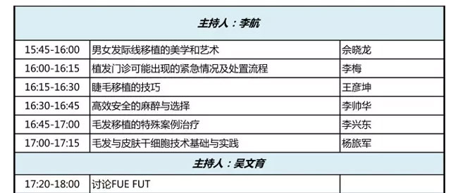 會議日程