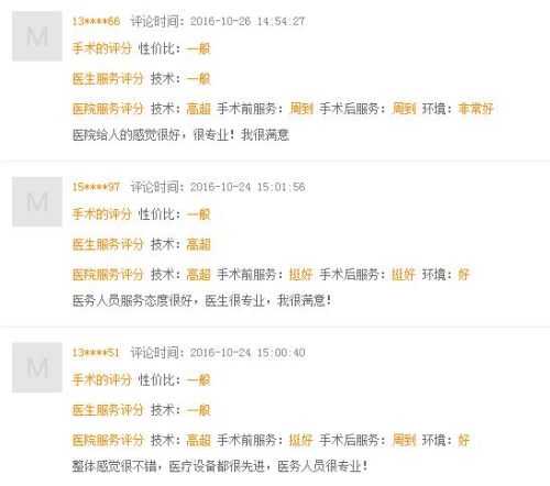 北京解放军第二炮兵总医院激光整形美容科口碑报告