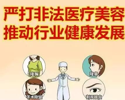 打擊非法醫(yī)療美容